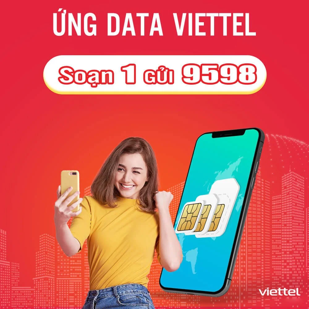 Cách ứng Data Viettel qua tổng đài 9598