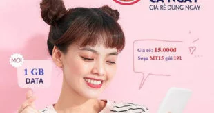 Gói MT15 Viettel, mua thêm 1GB Data tốc độ cao giá rẻ chỉ 15.000đ