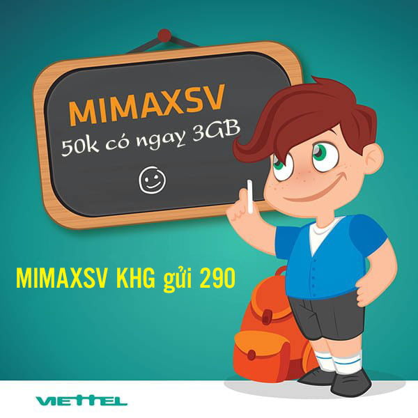 Đăng ký MimaxSV 4G Viettel nhận 3GB giá 50.000đ được không?