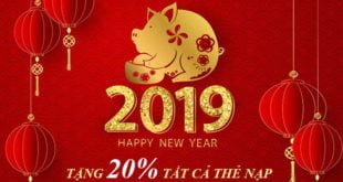 MỪNG TẾT KỶ HỢI - Viettel tặng 20% giá trị thẻ nạp 31/01 - 01/02/2019