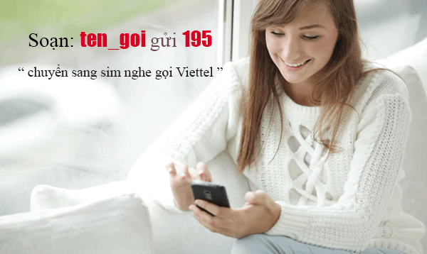 Chuyển từ sim Data Dcom sang sim nghe gọi Viettel bằng tin nhắn