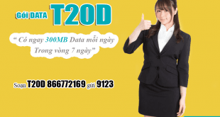 Đăng ký gói T20D Viettel dễ dàng bằng tin nhắn gửi tổng đài