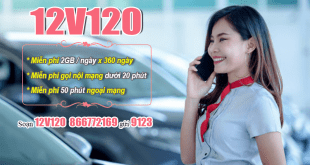 Đăng ký gói 12V120 Viettel nhận ưu đãi khủng dùng cả năm