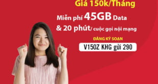 Đăng ký gói V150X Viettel có ngay 1.5GB/ngày & gọi nội mạng dưới 20 phút miễn phí