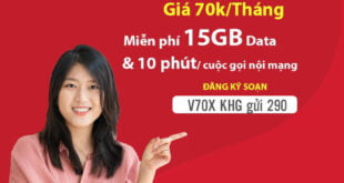 Đăng ký gói V70X Viettel có ngay 500MB/ngày & miễn phí gọi nội mạng dưới 10 phút