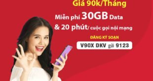 Đăng Ký Gói V90X Viettel Miễn Phí 1GB/ngày & Gọi Nội Mạng