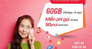 Đăng Ký Gói V120C Viettel Miễn Phí 60GB & Gọi Nội Mạng Chỉ 120.000đ