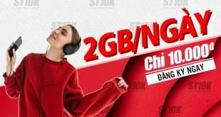 Gói ST10K Viettel miễn phí 2GB 1 ngày giá 10k