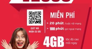 Đăng Ký Gói V200C Viettel Miễn Phí 120GB & Gọi Nội Mạng Dưới 20p