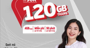 Đăng Ký Gói Cước V120Z Viettel Nhận 4GB/Ngày Giá rẻ 90.000đ/tháng