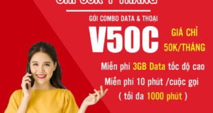 Gói V50C Viettel miễn phí 3GB giá siêu rẻ chỉ 50.000đ