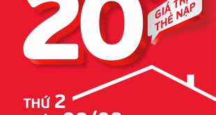 HOT: Viettel tặng 20% giá trị thẻ nạp ngày 02/08/2021