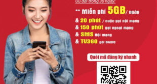 Đăng Ký Gói 30N Viettel Có Ngay 5GB 1 Ngày & Gọi Thả Ga 1 Tháng Giá 300k