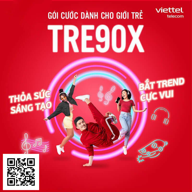 Đăng Ký gói TRE90X Viettel miễn phí 3GB/ngày và Data TikTok