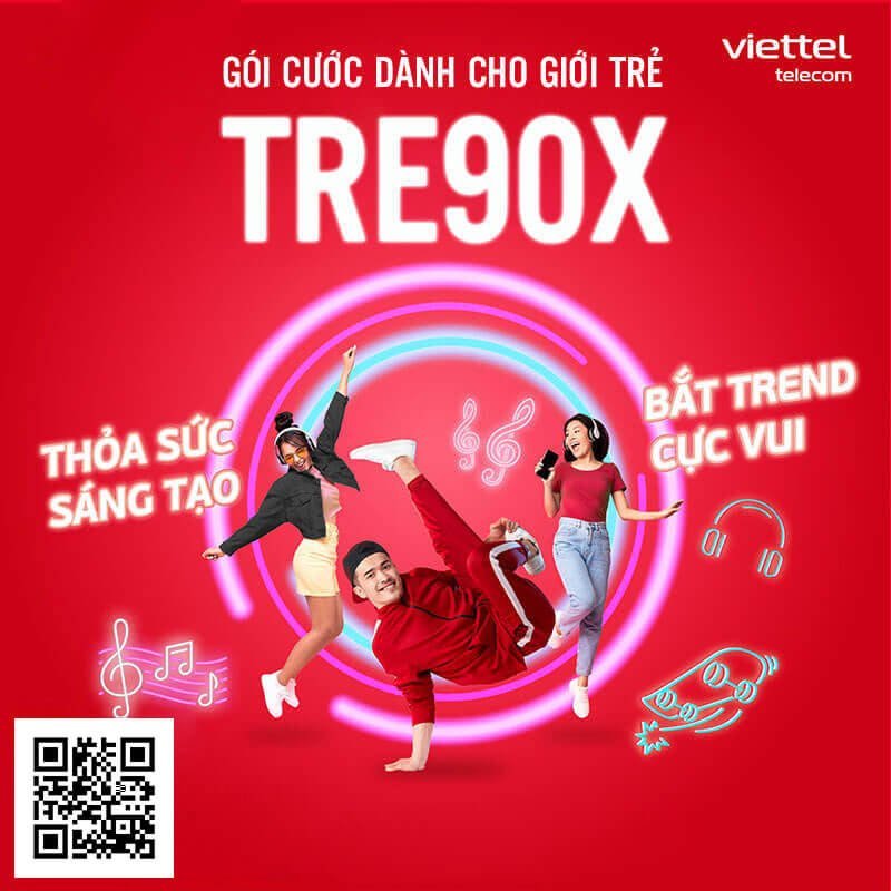 Đăng Ký gói TRE90X Viettel miễn phí 3GB/ngày và Data TikTok