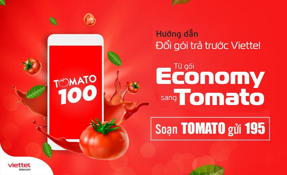 Cách đổi gói trả trước Viettel từ Economy sang Tomato