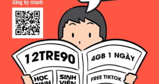 Đăng ký gói 12TRE90 Viettel có 4GB 1 ngày + Free Data TikTok chỉ 1.080K