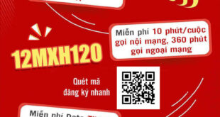 Đăng Ký Gói 12MXH120 Viettel miễn phí Data Youtube, Facebook, Tiktok