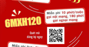 Đăng Ký Gói 6MXH120 Viettel miễn phí Data Youtube, Facebook, Tiktok