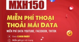Đăng Ký Gói MXH150 Viettel miễn phí Data Youtube, Facebook, Tiktok