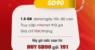 Cách hủy gói SD70 của Viettel nhanh gọn lẹ bằng tin nhắn