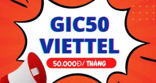 Đăng ký gói GIC50 Viettel Giá Rẻ - Hệ sinh thái dành cho giới trẻ
