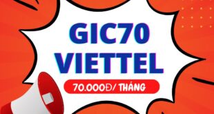 Hướng dẫn đăng ký gói GIC70 Viettel - Hệ sinh thái dành cho giới trẻ