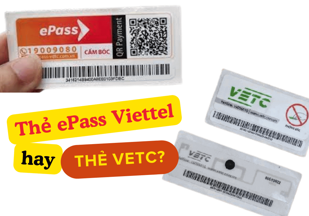 Thẻ ePass Viettel và thẻ VETC