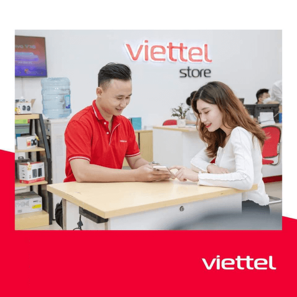 Khóa sim Viettel khi mất điện thoại tại cửa hàng Viettel